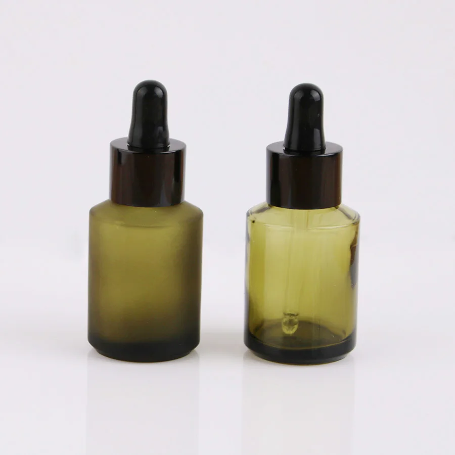 Merx Beauty оптовая продажа 14 шт 30 мл 1 унций стеклянная капельница зеленая бутылка