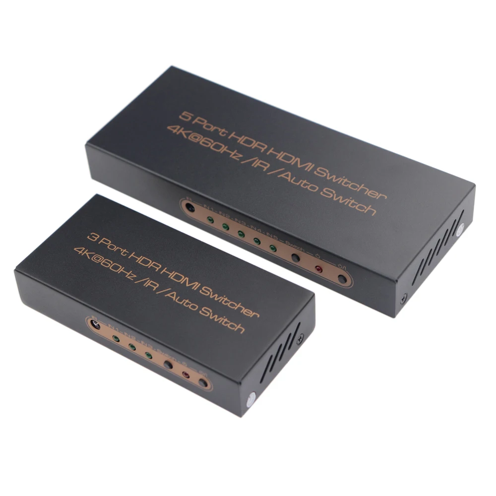 4K @ 60 Гц HDMI переключатель 5x1 5 в 1 выход или 3x1 3 2 0 с ИК пультом дистанционного