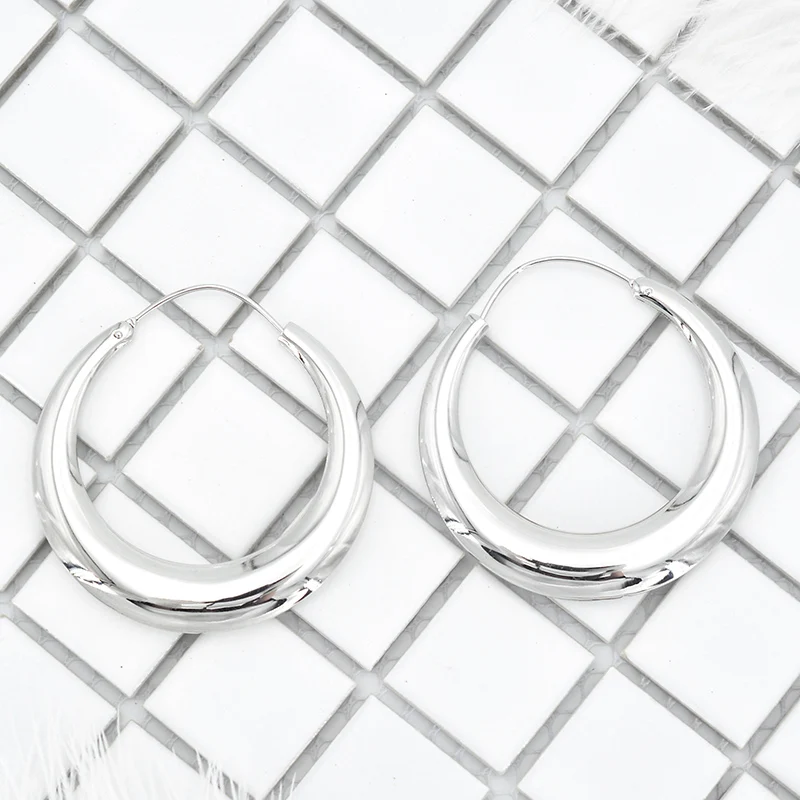 Женские серьги-кольца ZEADear большие геометрические серьги для вечеринок и свадьбы