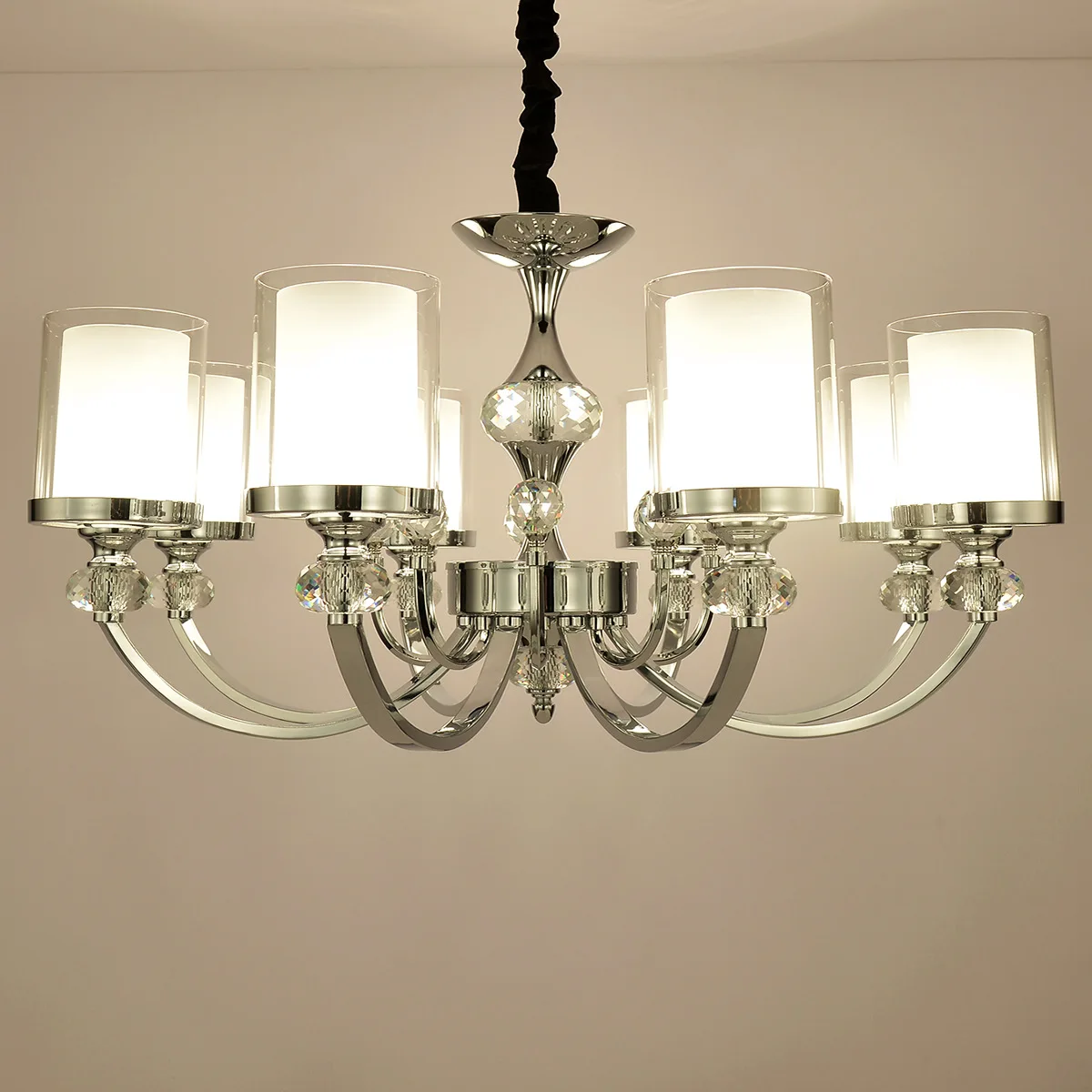 Kopen (EICEO) Crystal Droplight Hedendaagse Gecontracteerd Lamp Slaapkamer Lampen Lantaarns Ijzer LED Droplight Woonkamer LED Hanglamp