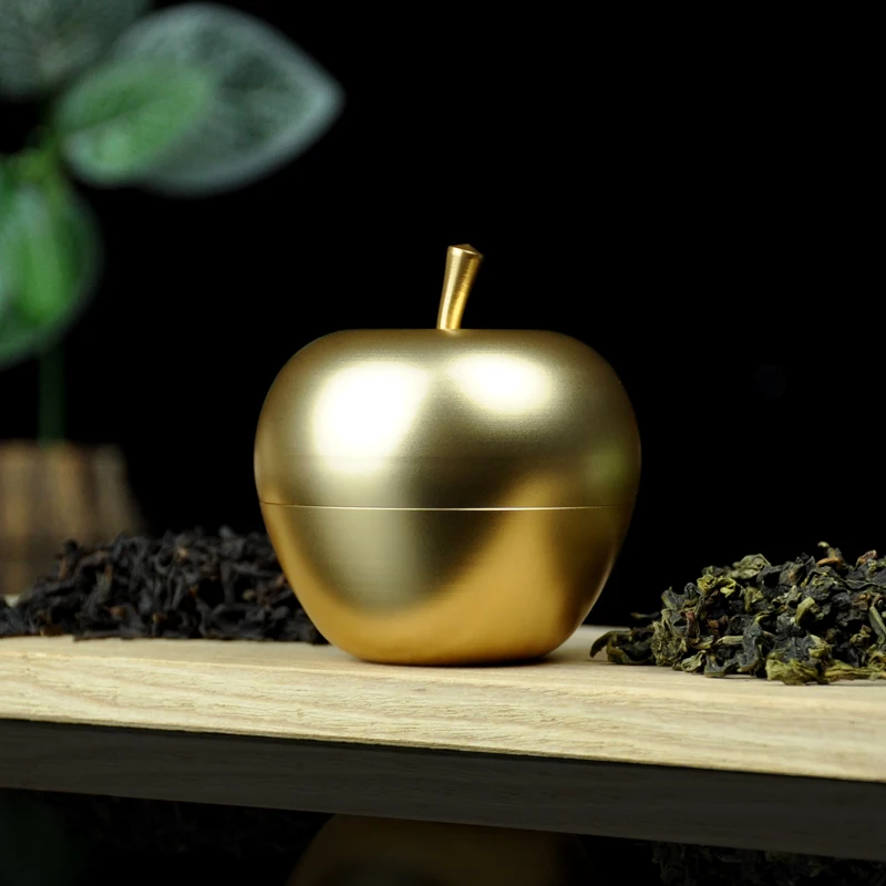 Фарфор металлические банки для чая Мини gcaddy небольшой запечатанный контейнеры Портативный Путешествия