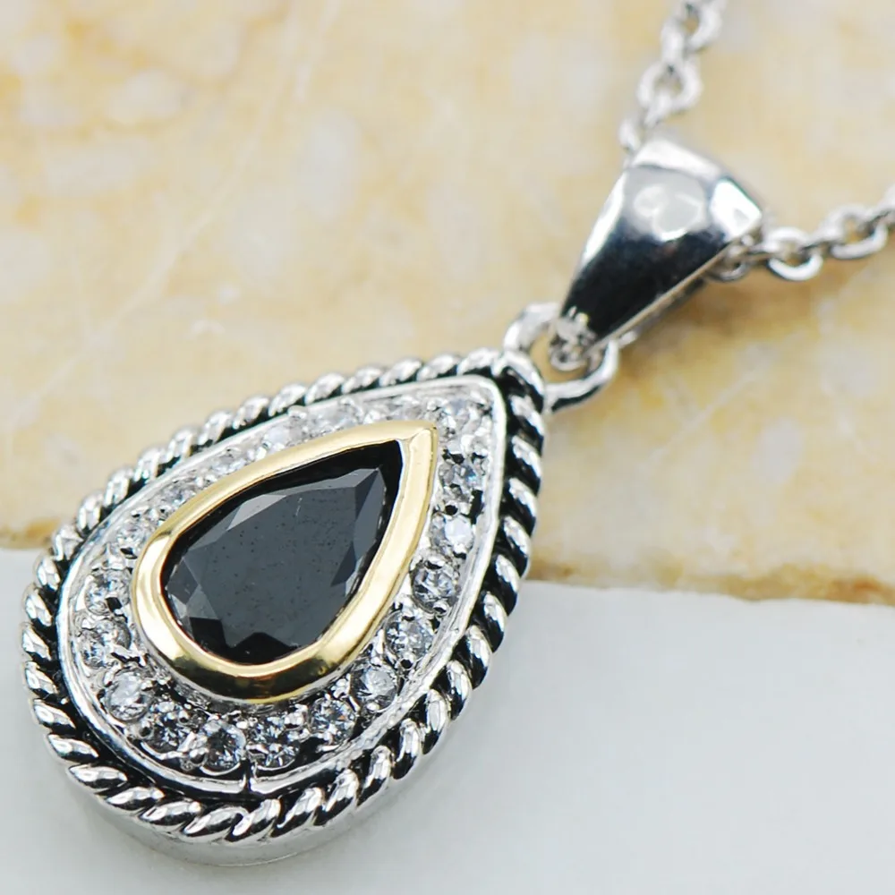 

Black Onyx 925 Sterling Silver Fashion Jewelry Pendant TE625