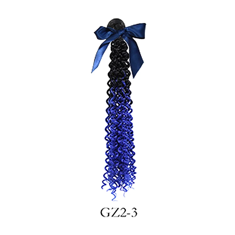 black and dark blue Панк Стиль мотоциклетный градиентный пандус шлем парик с косами для жгута, косички для мотокросса Мотоцикл Внедорожный мото украшение крючком косы - Цвет: black and dark blue