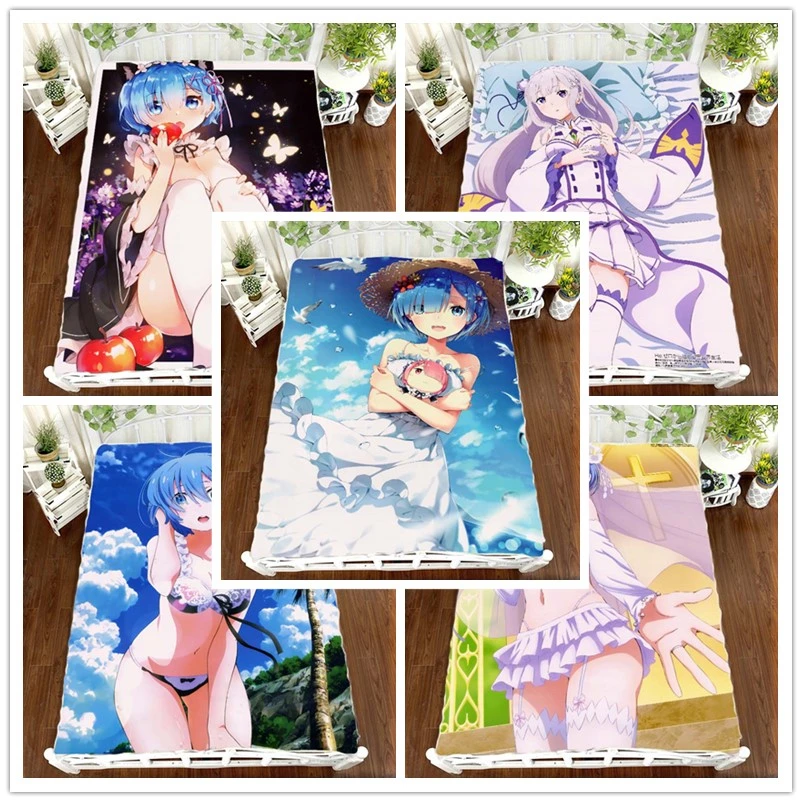 

Постельное белье с Аниме Манга Re Zero Kara Hajimeru Isekai Seikatsu 150*200 см