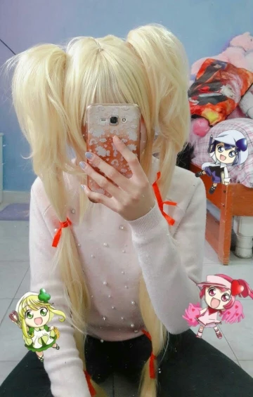 Shugo Chara! Вечерние! Женский парик для косплея Tsukiyomi Utau длинные хвосты докки доки