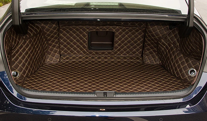 

For lexus ES200 ES300h ES260 PU leather Rear Trunk Cover Cargo Mats Floor Protector 4 set Car styling accessories
