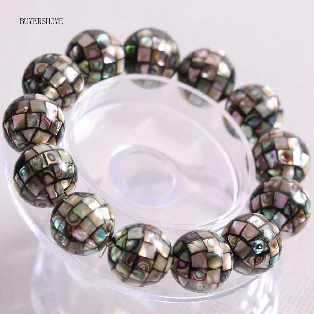 Бесплатная доставка женские ювелирные изделия 16 мм квадратные круглые бусины