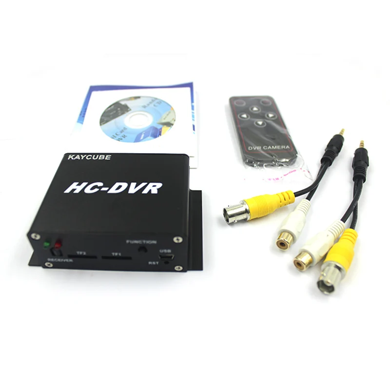 Kaycube HC-DVR двойной карты 128 ГБ TF SD Mini DVR 1CH видео + аудио H.264 HDMI USB системы наблюдений