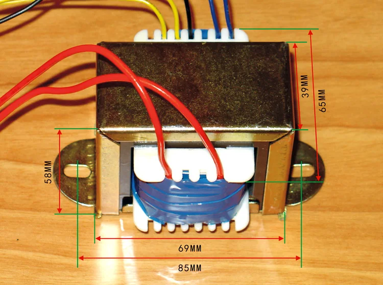 EI66X35 вход: 220 В выход: 0V 230V 290V/0.2A + 6 3 V/4A трансформатор для трубного