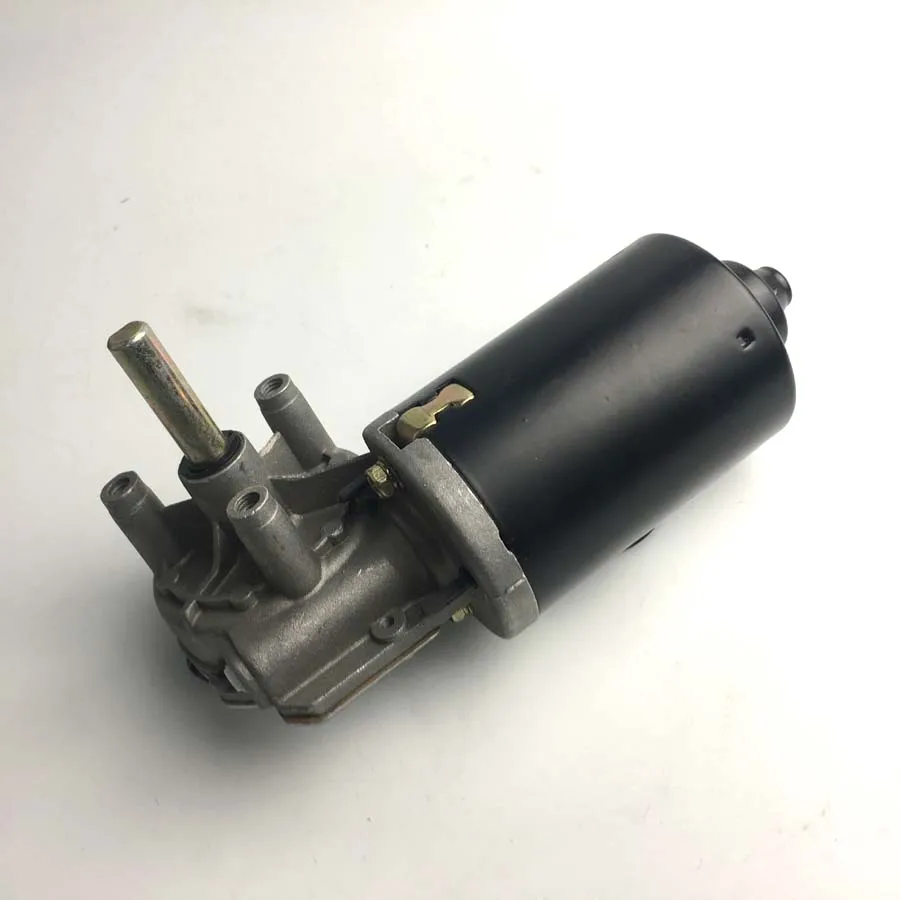 

DC 24V 260 rpm Electric Worm Gear Motor Right version Self-locking Garage door replacement Windshield wiper - Plastic turbine