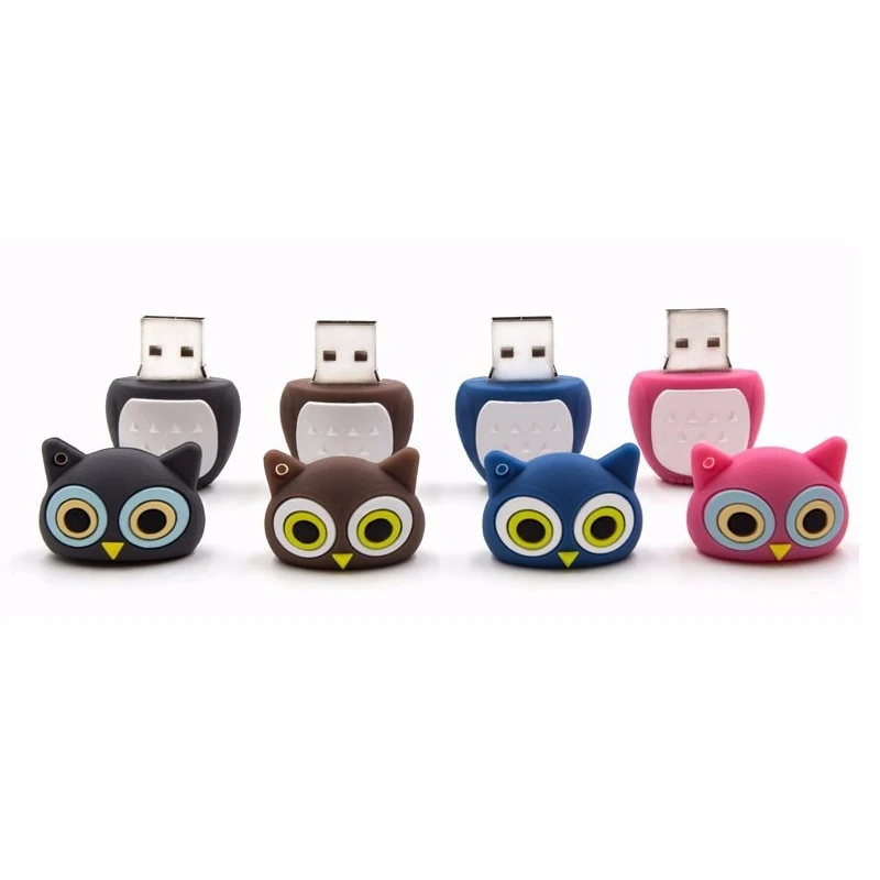 Креативные милые Новый карту флэш памяти с интерфейсом usb мультфильм сова карта