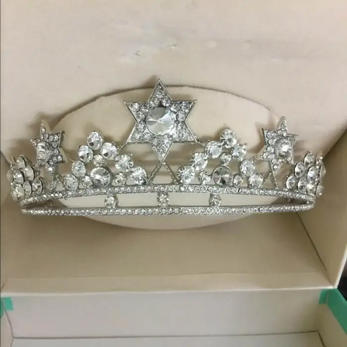 Серебряные бусины из горного хрусталя, звезда, Корона невесты, тиара de Noiva, головной убор, украшение для волос, женские свадебные аксессуары, BH