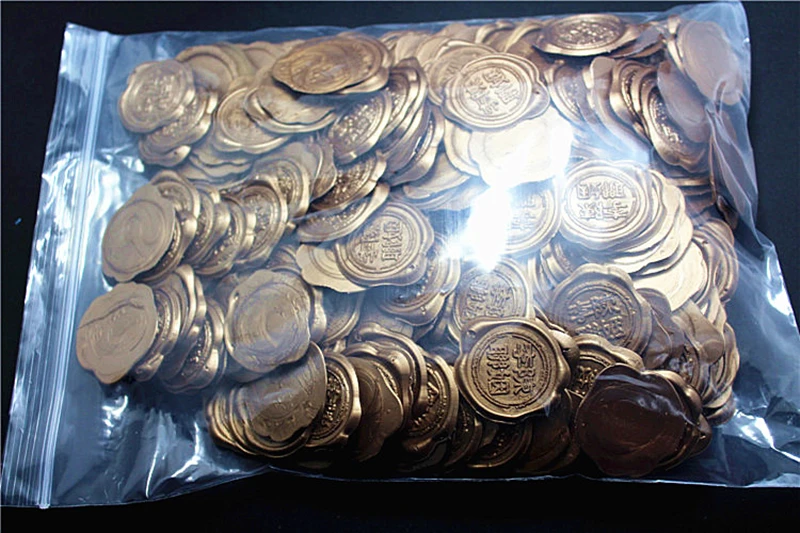 Hign end подарочная упаковка цветные уплотнительные восковые наклейки