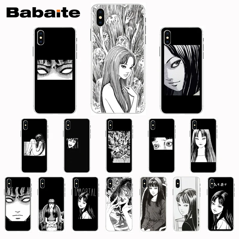 Чехол для телефона Babaite с японским ужасом и комиксом Tomie iPhone X XS XR XSMax 6 6S 7 7plus 8 8Plus Xs 5