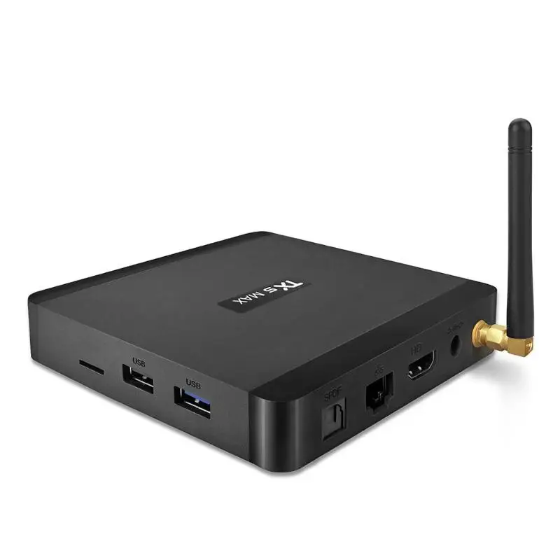 AMOBSAT TX5 Max ТВ приставка Android 8,1 Amlogic S905X2 DDR4 4G 32G медиаплеер 2,4G+ 5G двойной WiFi BT 4,2 1000M LAN 4K HD телеприставка