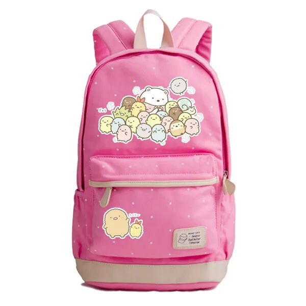 11 Kawaii sumikkourashi холщовые школьные сумки милые женские розовые рюкзаки Mochila Feminina девочки походный рюкзак для ноутбука рюкзак - Цвет: 11
