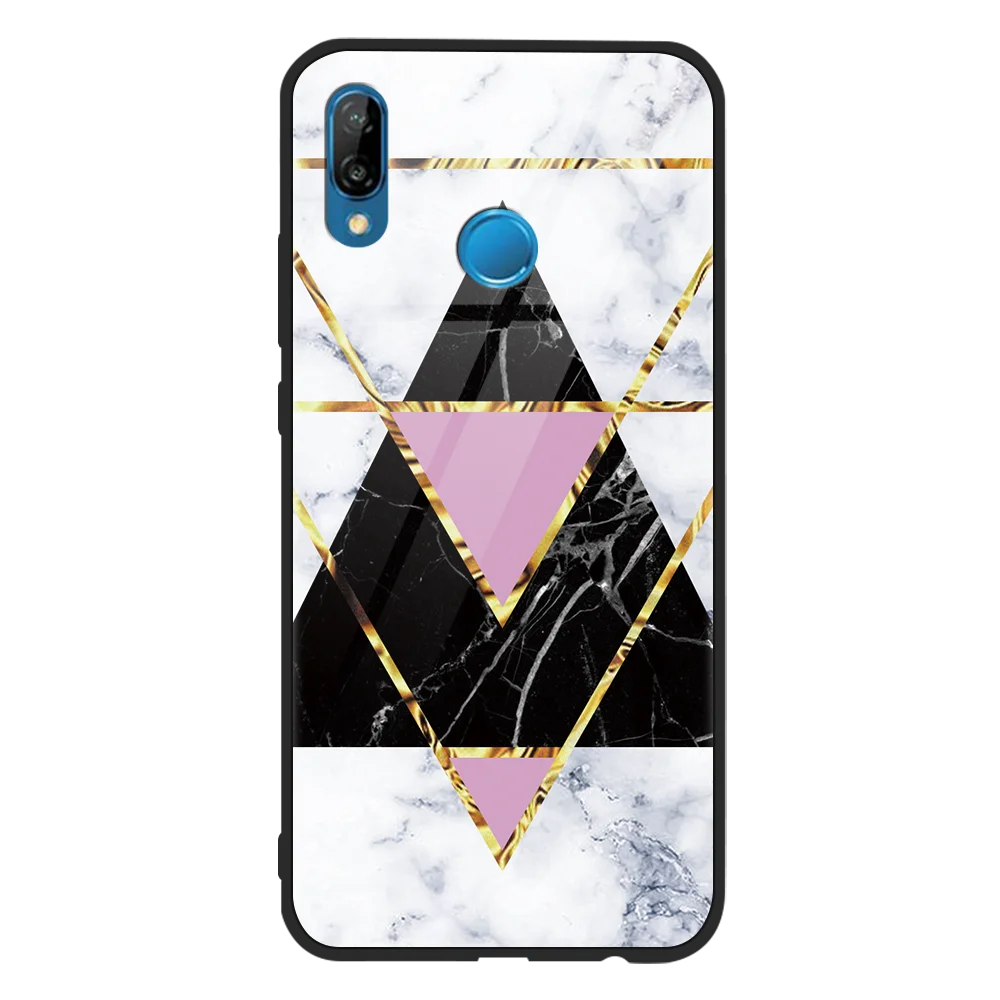 dls2sjf Закаленное Стекло Мраморный чехол для huawei P20 P30 P10 mate 20 10 30 P9 Plus Pro Lite P Smart Fundas для Honor 8X9X20 10 Pro Lite - Цвет: dls2sjf