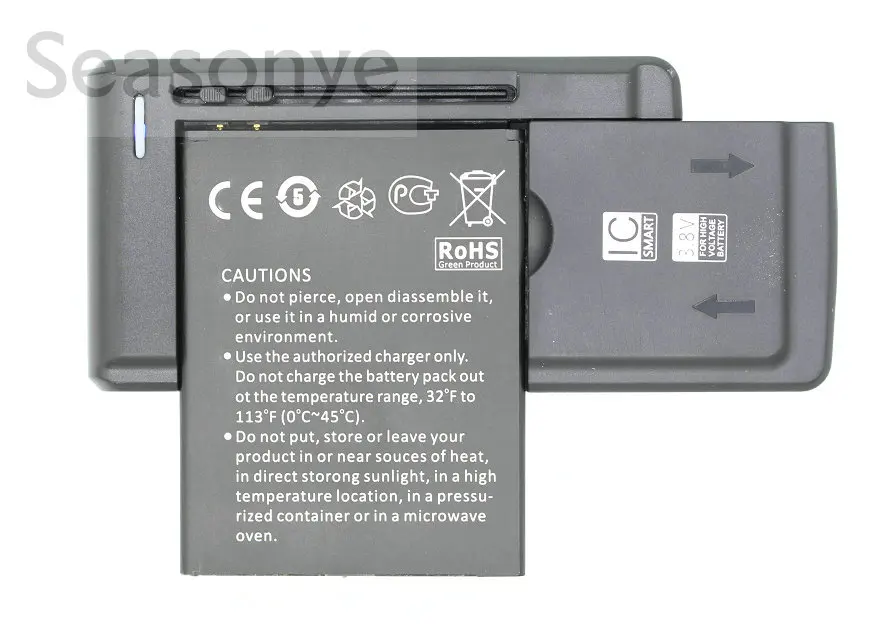 Запасная батарея Seasonye 2500mAh/7501 WH PSP 7501 DUO + универсальное зарядное устройство для