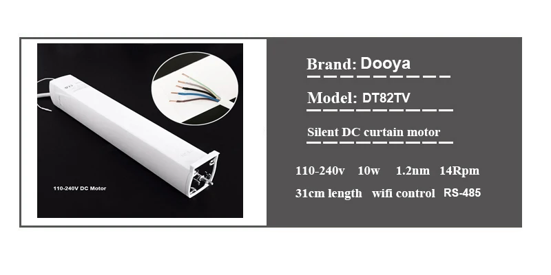 Бесплатно Dooya Подсолнух шторы двигатели wifi приложение Google DT72TV/DT82TN/KT82TN/DT82TV/KT82LE/DT52E/KT320S/KT82TS DC AC батареи двигатели