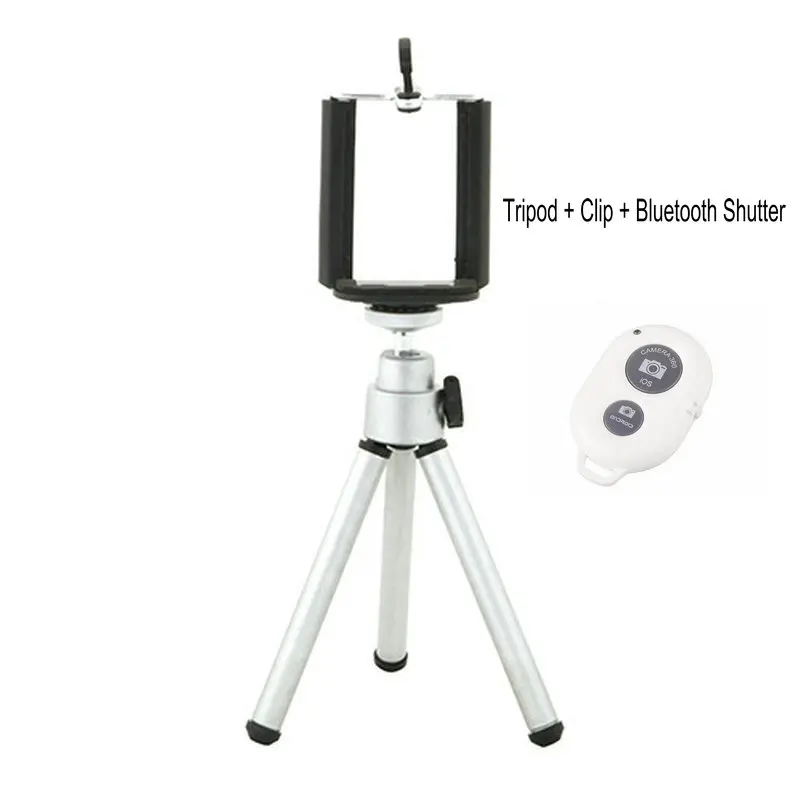 JOYTOP 3+ 1 мини штатив с держателем телефона+ зажим+ Bluetooth затвор для iPhone X смартфон Canon Nikon Gopro Hero DSLR камера
