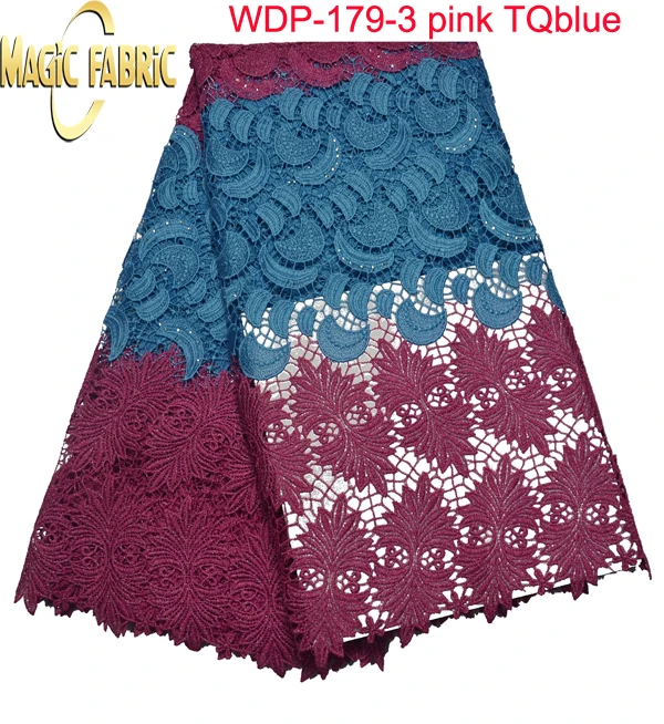 Высокое качество Африки гипюр кружева ткани оптовая вышитые шнур кружевной для