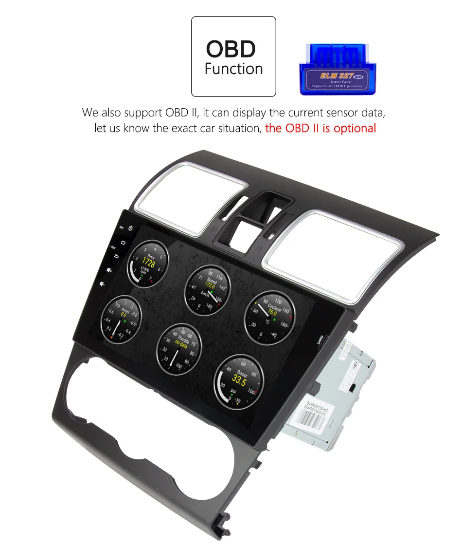 Eunavi 9 ''2 Din Octa core Android 8,1 мультимедиа автомобильный ПК Радио стерео плеер для Subaru Forester XV WRX 2013- gps навигации