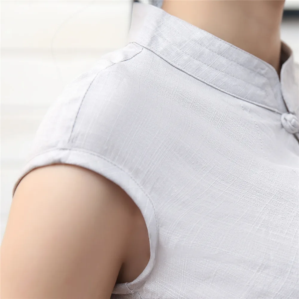Шанхай история новая распродажа традиционные китайские топы без рукавов cheongsam