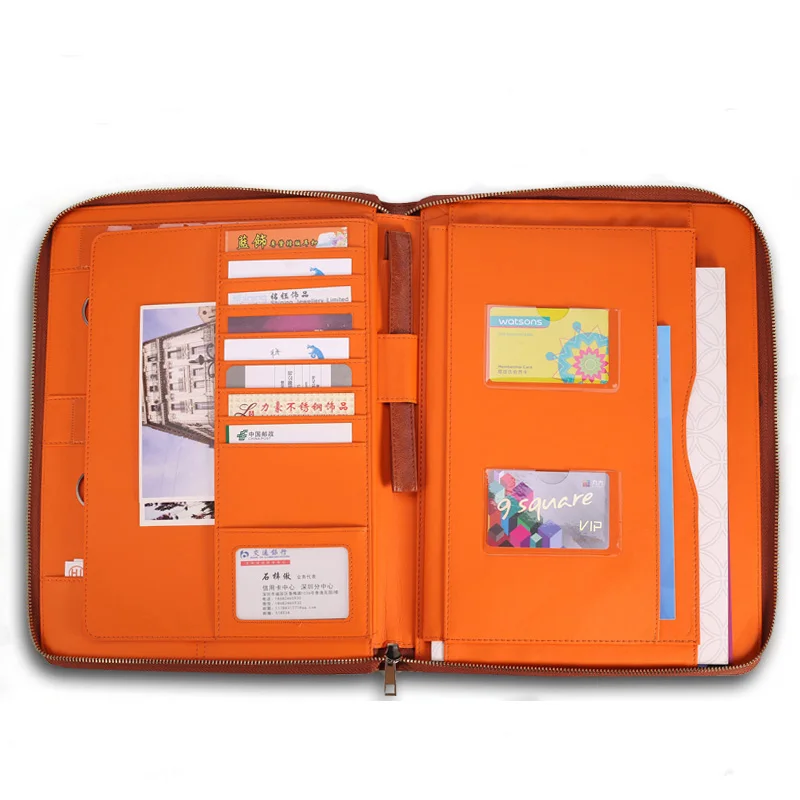 Многофункциональная сумка на молнии для документов А4 папка из искусственной