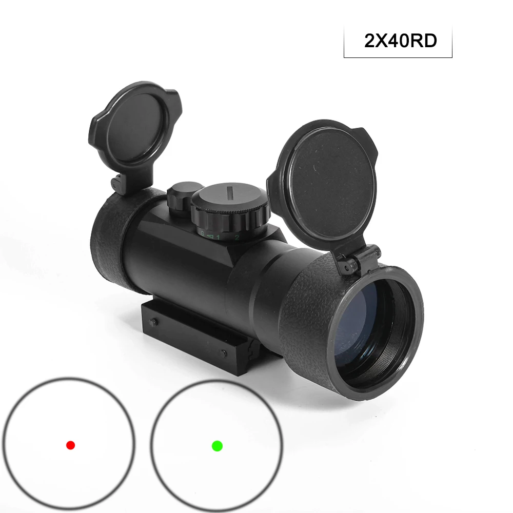 Прицел тактический Телескопический с красной точкой 2x40|Оптические прицелы| |