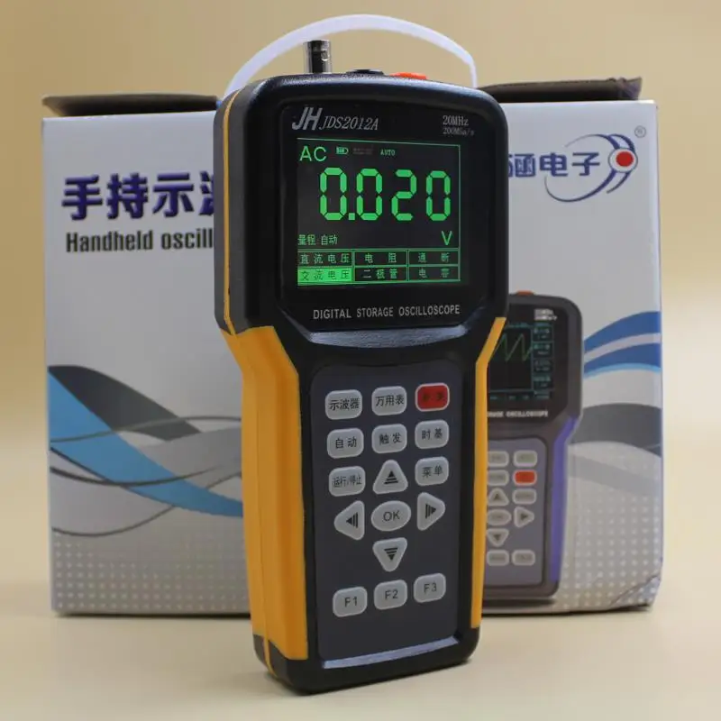 Двухканальный портативный цифровой осциллограф JDS2022A полоса пропускания 20 МГц