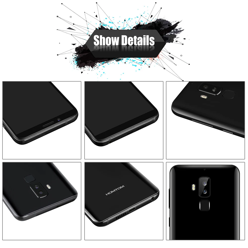 HOMTOM S8 16MP + 5MP двойной назад Камера мобильный телефон MTK6750T Octa Core сотовые телефоны 5 7