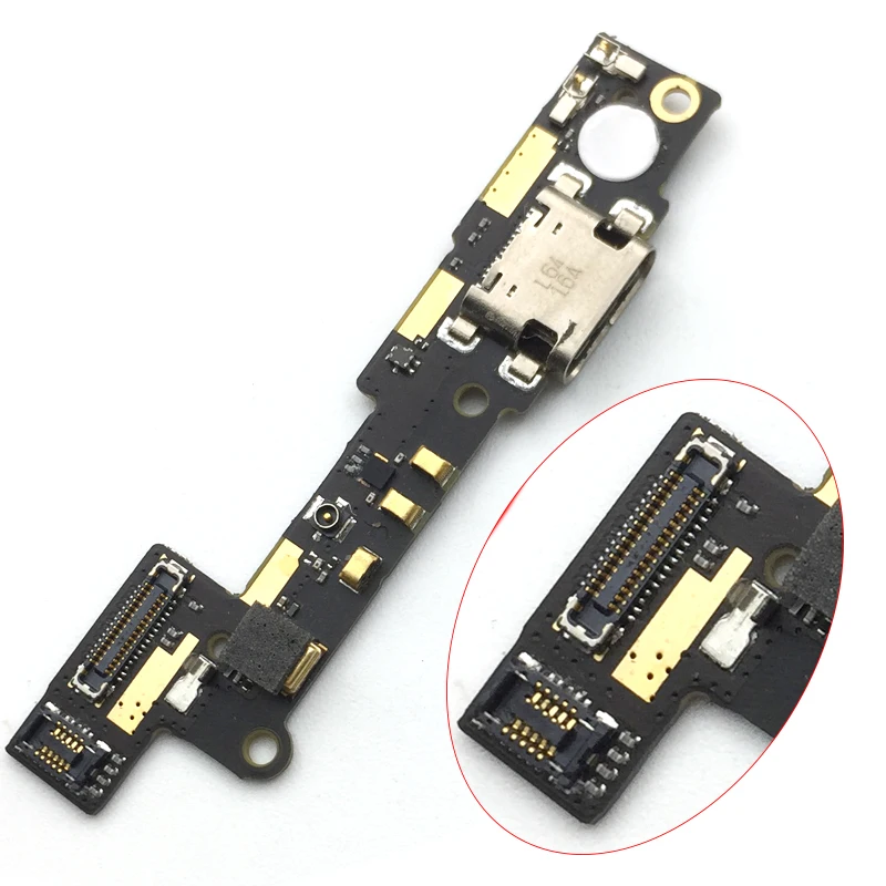 Новая USB плата с зарядным портом зарядное устройство гибкий кабель док-станция разъем для zte для Nubia Z11 MAX NX523J запчасти