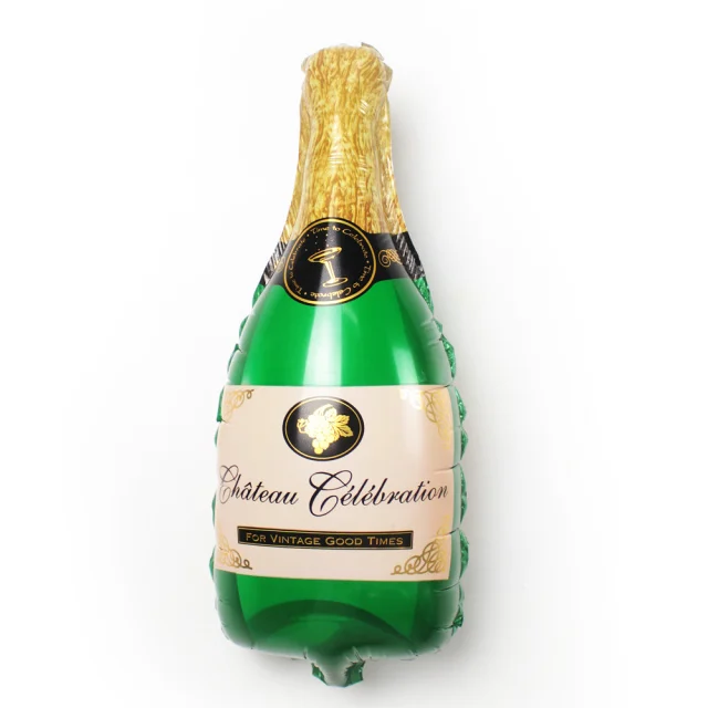 Champagne 1 шт. девичник вечерние большой шарик для бутылки шампанского Декор торжества свадьбы анниверсайр курица вечерние воздушный шар из фольги поставки - Цвет: Champagne