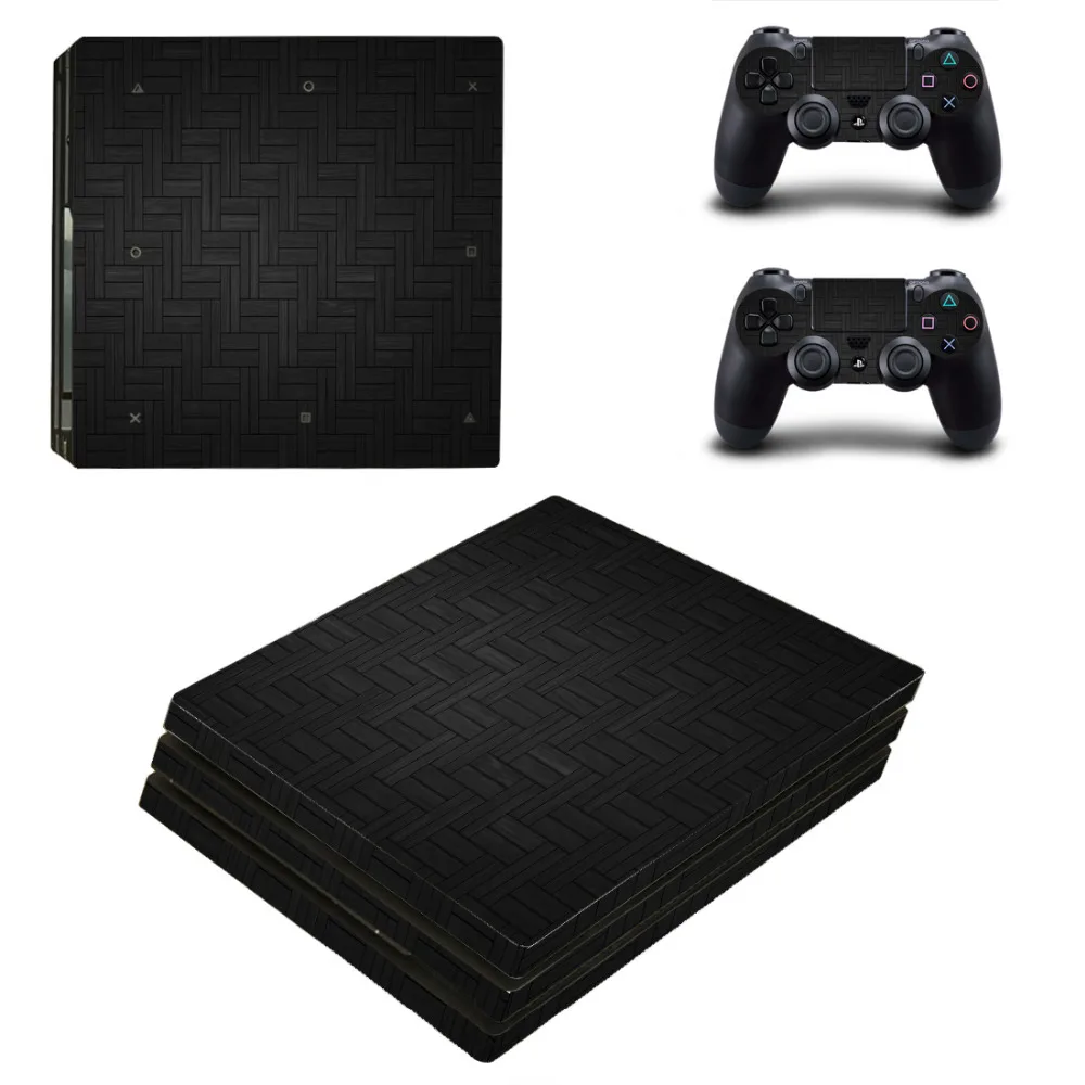 Чистый белый черный PS4 Pro переводная картинка наклейка для Sony PlayStation 4 консоли и 2