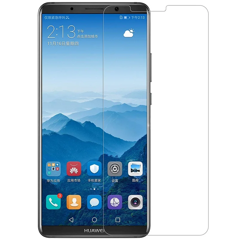 Tempered Glass Кожаный чехол для huawei P20 P30 Lite Pro Honor 8A 8C 8X9 10 Lite Y5 Y6 Y7 P Smart чехол-кошелек на молнии чехлы для телефонов - Цвет: Tempered Glass