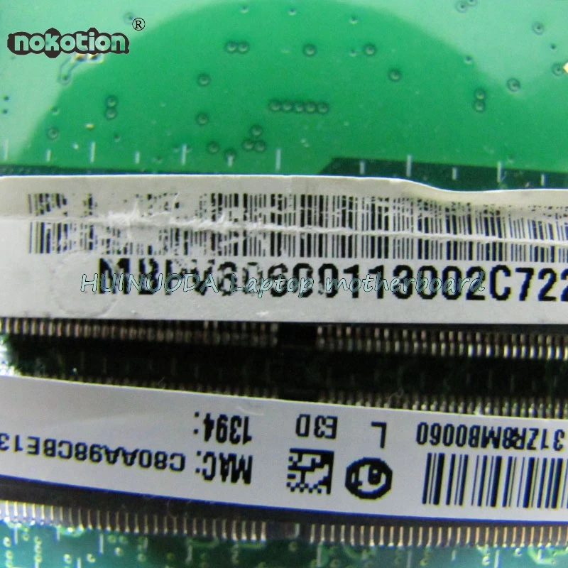 NOKOTION MBPV606001 MB. PV606.001 материнская плата для ноутбука acer aspire 5553 5553G ddr3 DA0ZR8MB8E0 основная плата процессор работает