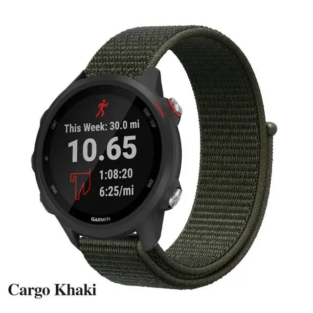 7 Нейлоновый ремешок-петля для Garmin Forerunner 245 M/Garmin vivoactive 3 Forerunner 645, Смарт-часы, браслет, ремешок для часов - Цвет: 7