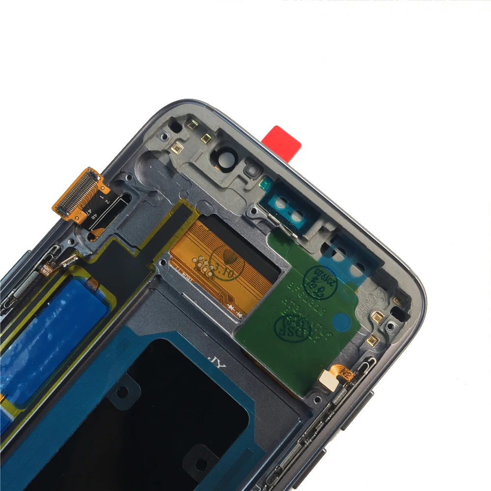 5 ''Супер AMOLED LCD с рамкой для SAMSUNG Galaxy s7 edge G935 G935F сенсорный экран дигитайзер