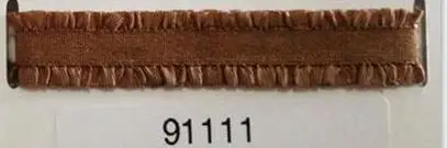 5/" 15 мм сложенный гофрированный край эластичная лента эластичные ленты для волос повязка на голову лента для волос MF02 - Цвет: brown