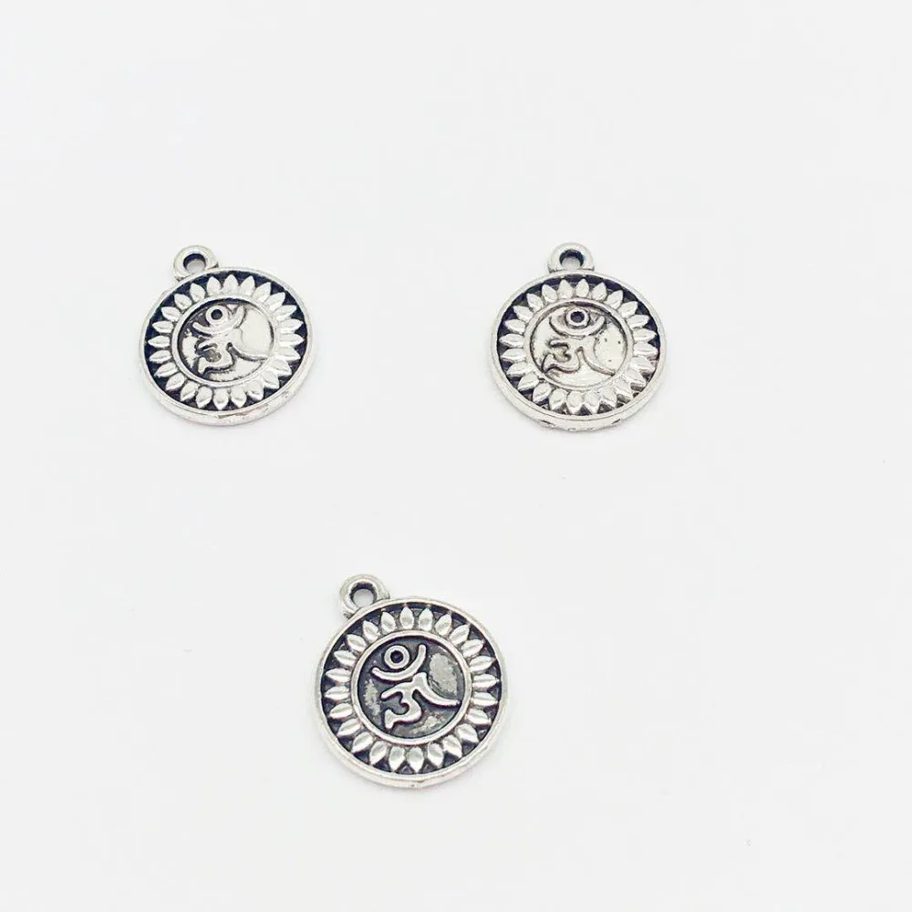 15 шт винтажные круглые спортивные шармы Подвески подходят серьги браслет