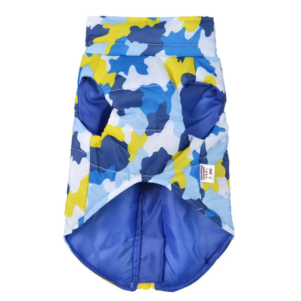 Одежда для маленьких собак Комбинезоны зимний теплый стеганый утепленный