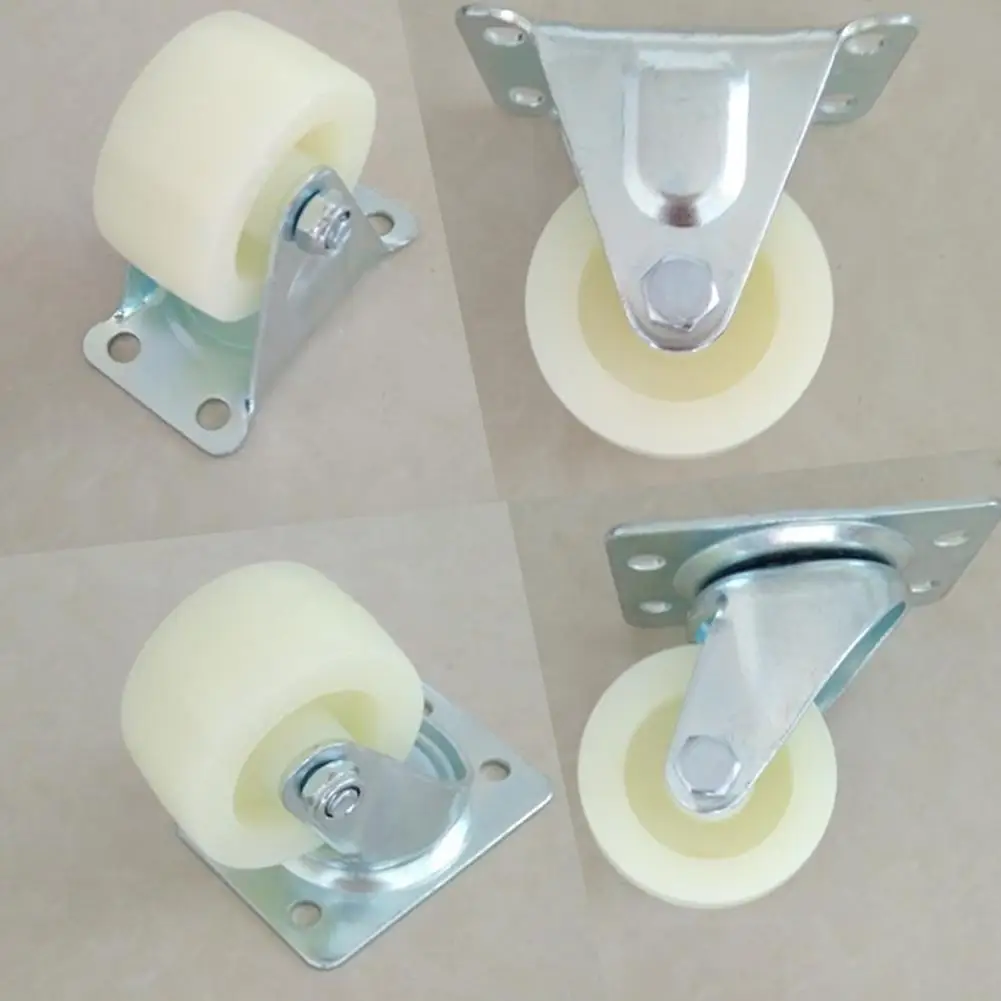 2 шт./компл. 2-дюймовый резиновый поворотный стул Ролики роликовые колеса тележки