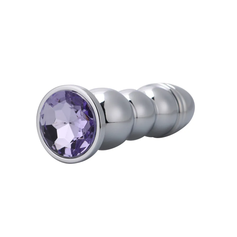 Anal plug anal beads sex toys for woman metal butt crystal plugs | Красота и здоровье