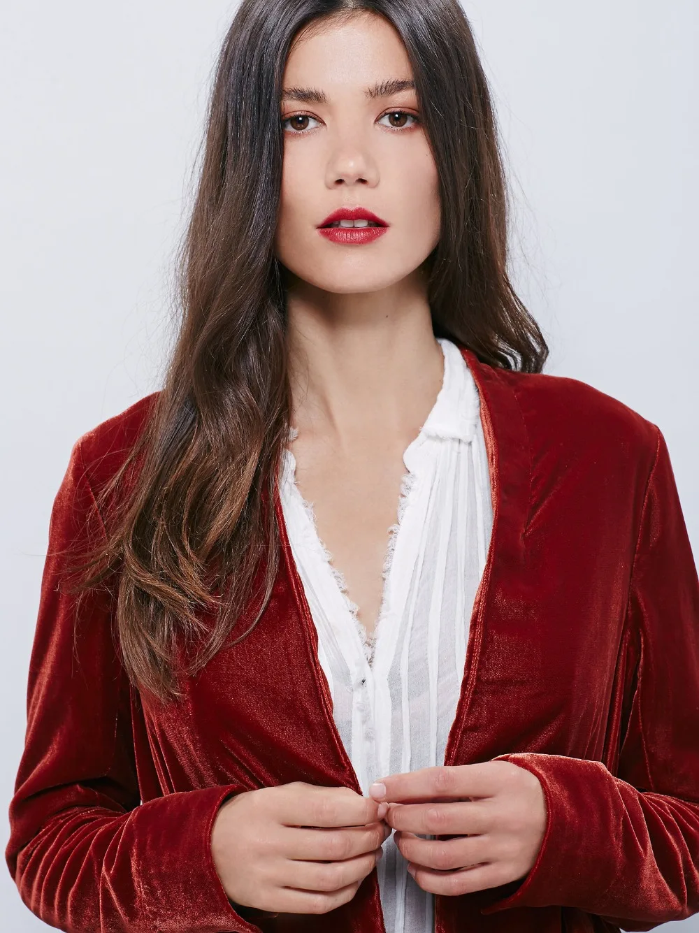 Куртка женская осенне зимняя куртка с длинным рукавом открытая стежка