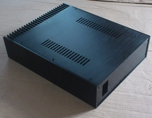 A09 алюминиевый корпус/шасси усилителя перед охлаждением/алюминиевый корпус