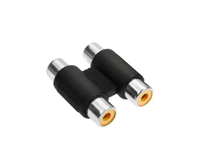 2 шт. RCA аудио видео Гнездо к гнезду соединитель Адаптер AV разъем|adapter plug|female plugplug