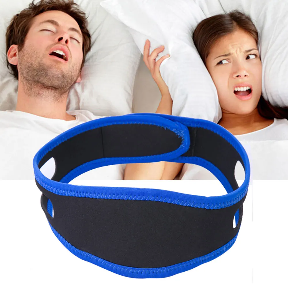 1 шт храп ремешок для подбородка Регулируемый anti Snore ремешок для подбородка Поддержка решения Стоп храпа-стихийных бедствий и мгновенное облегчение храпа челюсти ремень