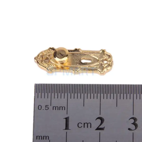 4 шт. винтажный дверной замок с ключами для миниатюрного кукольного домика