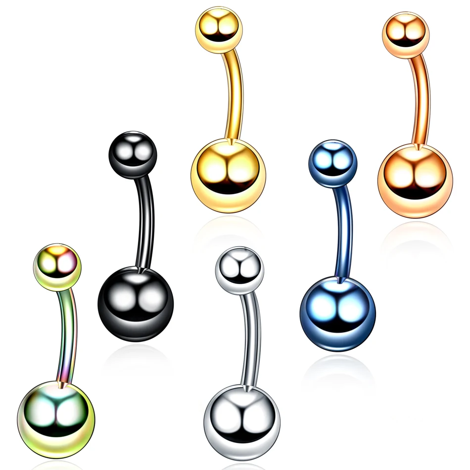 Новинка 6 шт./лот нержавеющая сталь номбрил пирсинг болтается на кнопках для