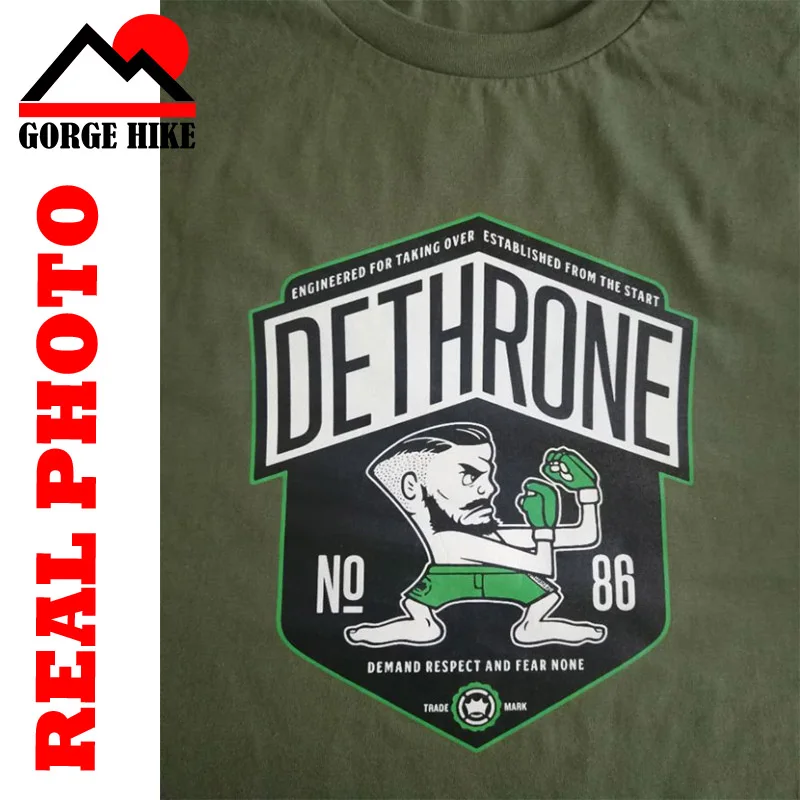 Футболка Conor McGregor UFC coloner Creative Design Harland Sanders MMA летняя футболка с коротким рукавом